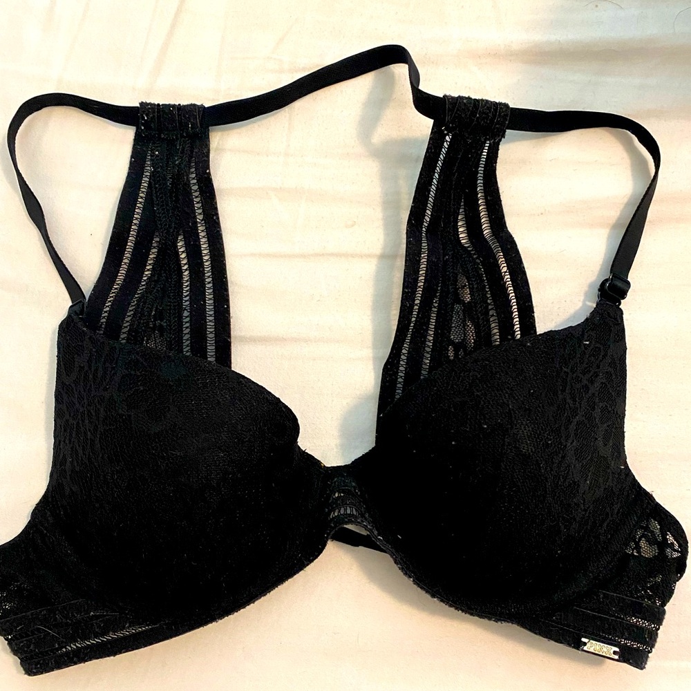 PINK black bra